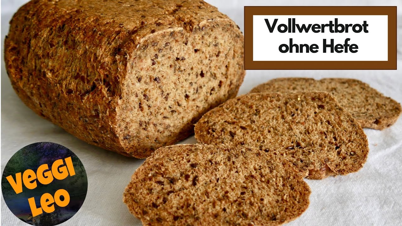 Das vielleicht gesündeste Brot der Welt | vollwertig - ohne Hefe - ohne Backpulver