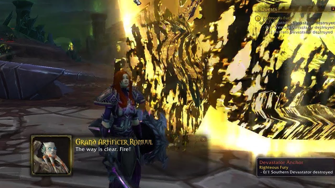World Of Warcraft Quest Info: Righteous Fury