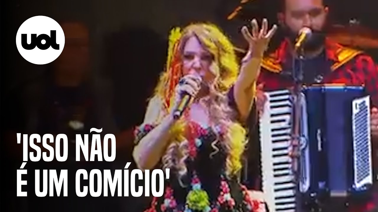 Elba Ramalho após gritos contra Bolsonaro em show: 'Isso não é um comício'