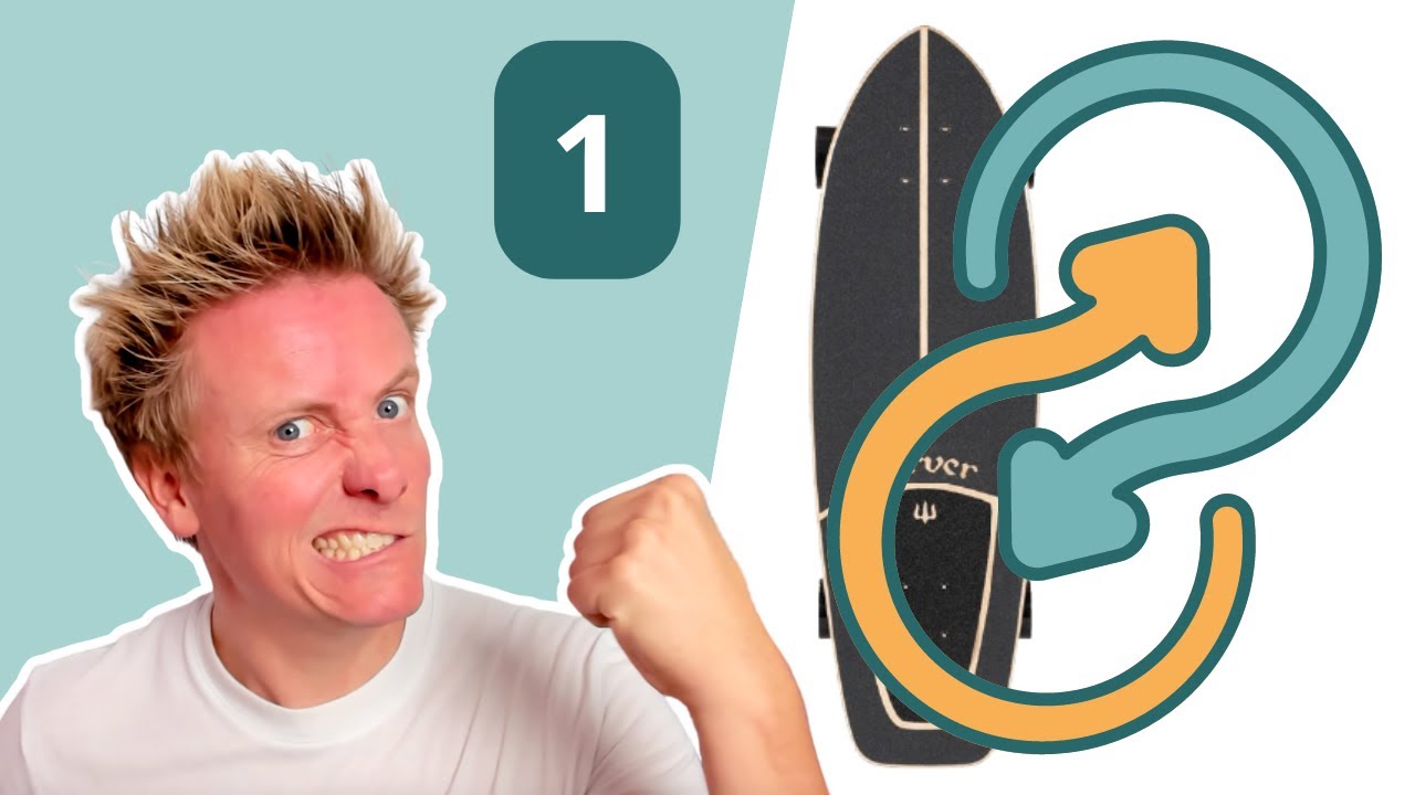 Surfskate challenge: infinity loop (étape 1, 360° frontside)