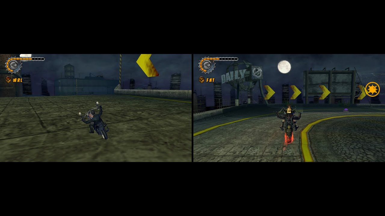 Ghost Rider PSP 2 player VS mode 60fps