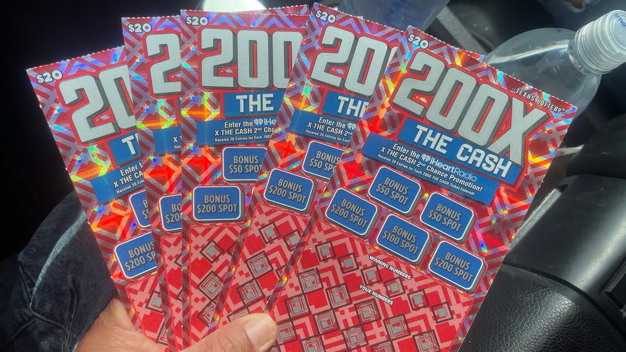 200x ticket texas Lottery 