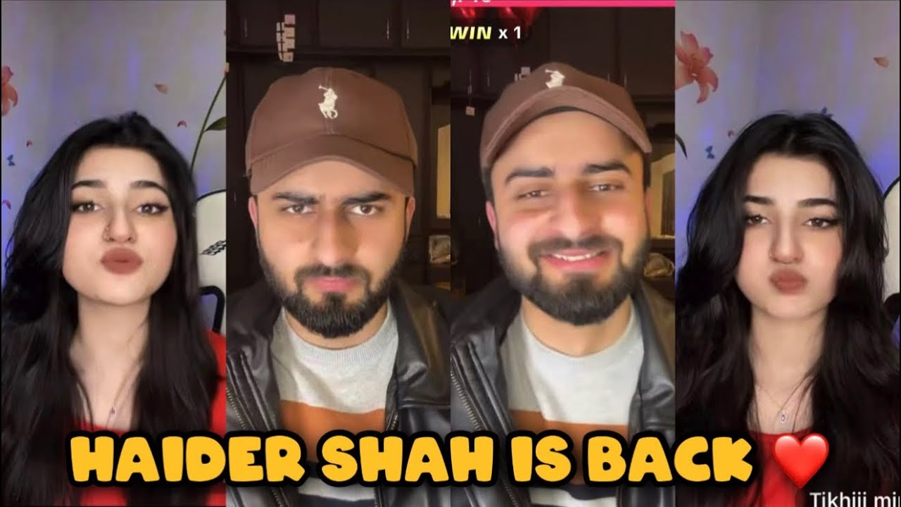 Haider Shah Live With Tikhiii mirchi | Haider and Tikhii Mirchi full live ❤️