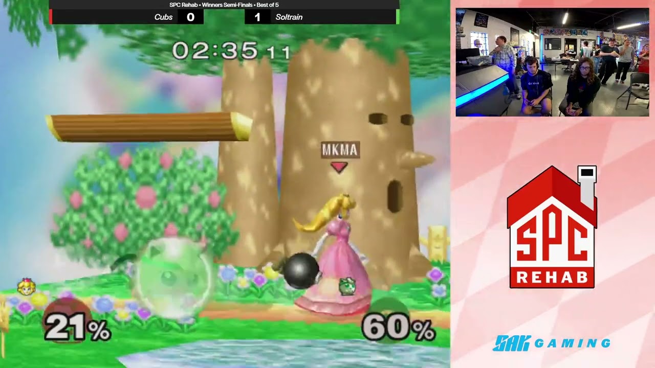 SPC Rehab 3 Winners Semis - Soltrain (Peach) vs. Cubs (Jigglypuff)