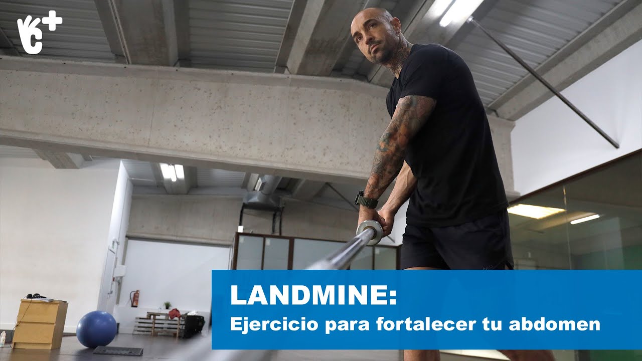 Ejercicio con landmine para fortalecer el abdomen | CuídatePlus