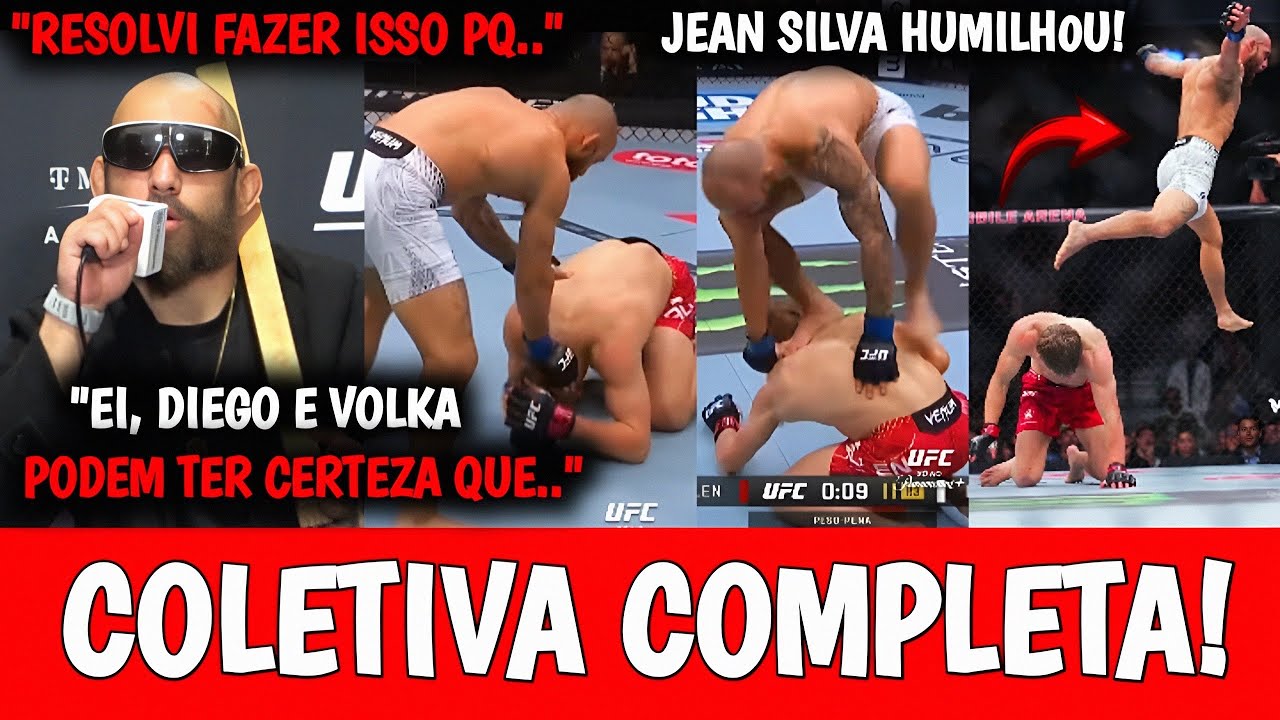 HUMILH0U🚨 Jean Silva FAZ GRANDES REVELAÇÕES EM COLETIVA PÓS UFC 324 E FALA SÉRIO com Diego Lopes