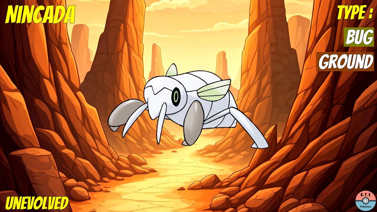 All Evolutions of Nincada