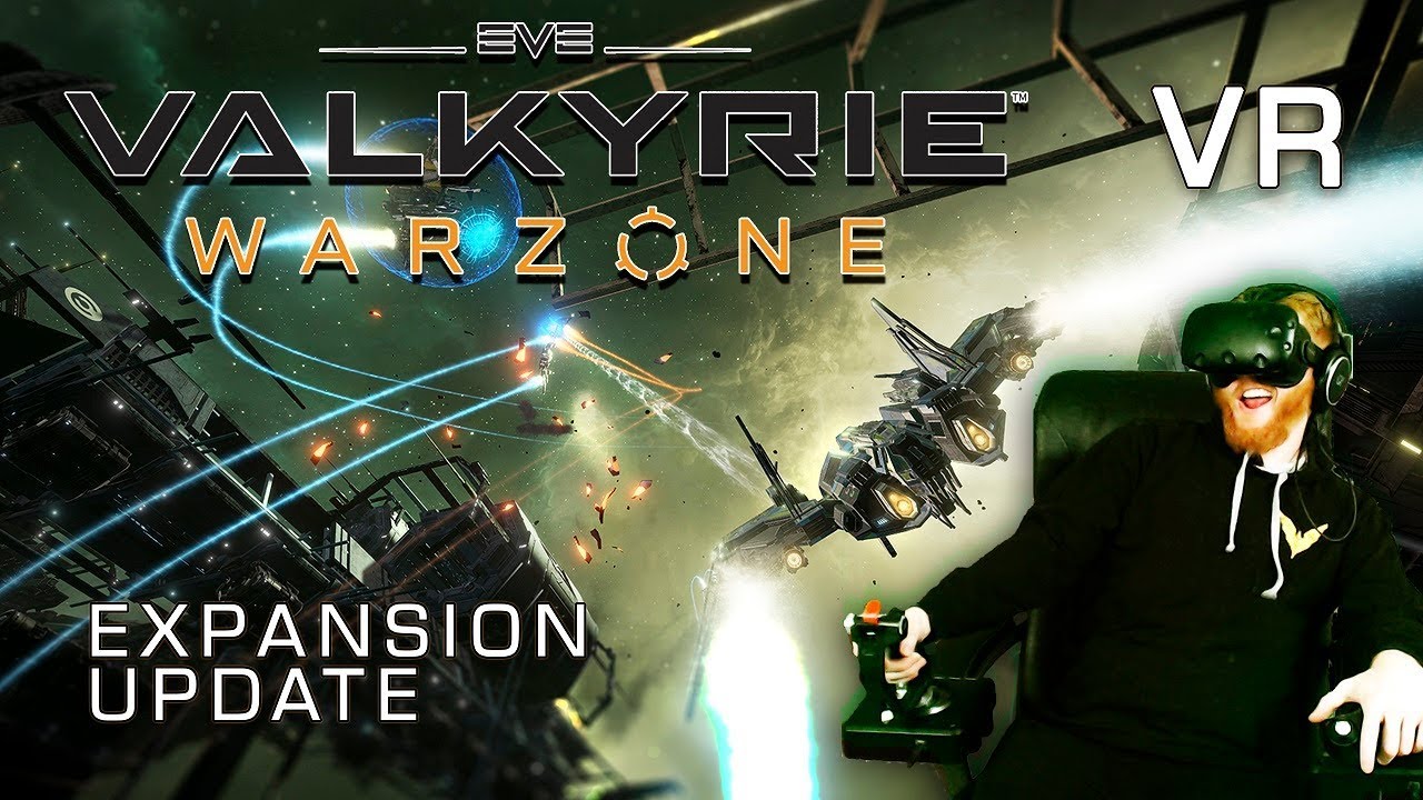 EVE: Valkyrie - Warzone VR PvP gameplay with HTC Vive - Massive update including non-VR support