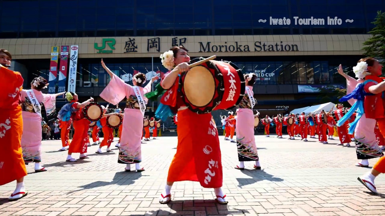 [4K]伝統さんさ踊り競演会 ミスさんさ集団 2019 盛岡さんさ踊り | Morioka, Japan | 岩手･盛岡観光動画