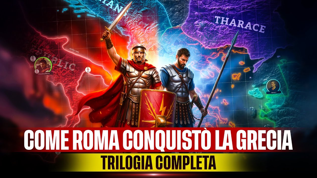 Come Roma conquistò la Grecia: Le Guerre Macedoniche (214–148 a.C.) | Documentario trilogia completa