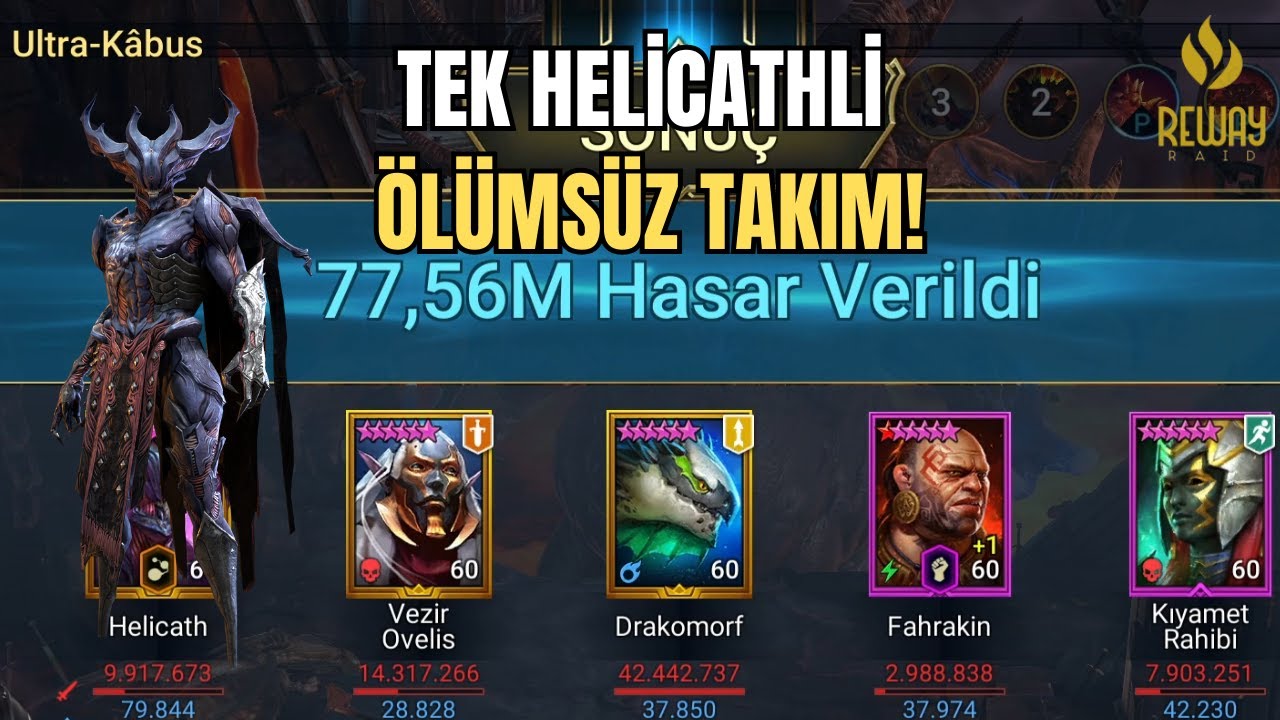 SADECE HELICATH İLE ÖLÜMSÜZ TAKIM NASIL YAPILIR? | Raid Shadow Legends Türkçe