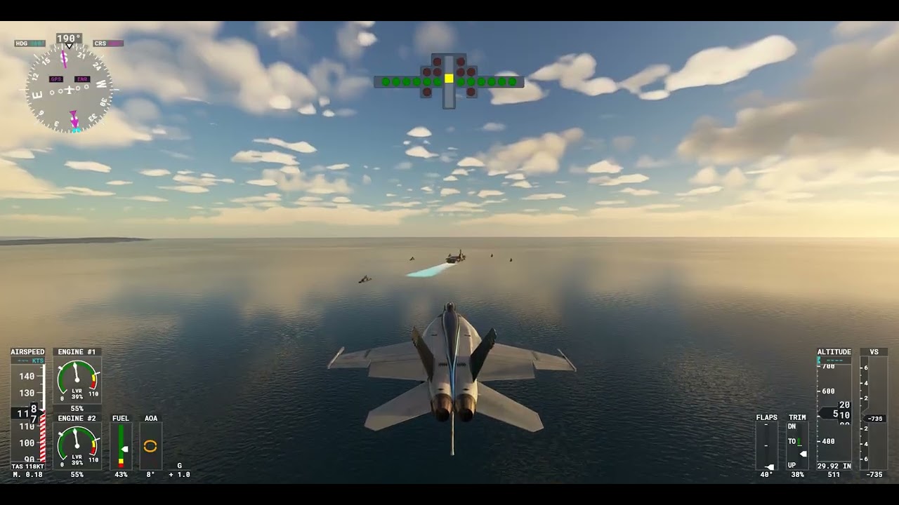 Was this Aircraft Carrier Landing hopeless?