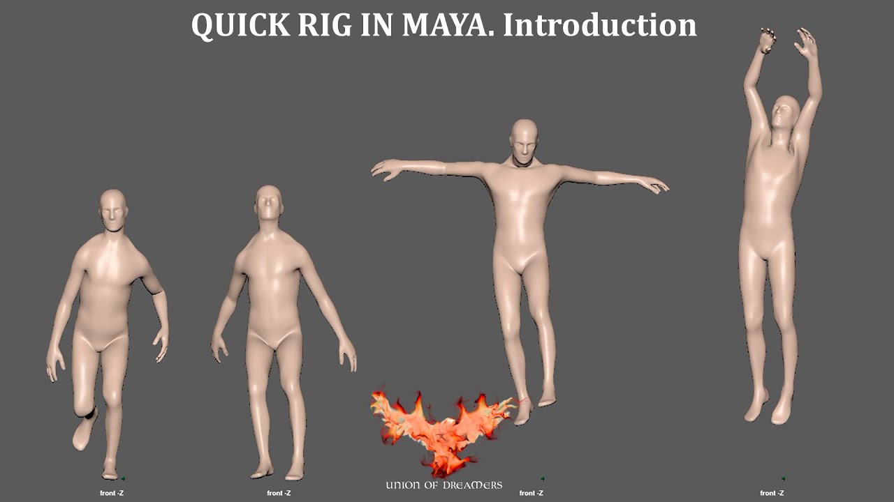 Como Hacer Rigging en Maya/ Quick Rig in Maya. Introduction