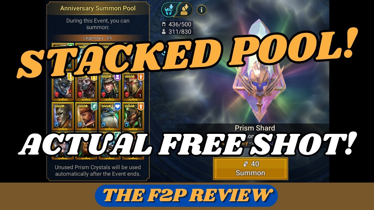 Anniversary Summon Pool! | The F2P Review | RAID: Shadow Legends