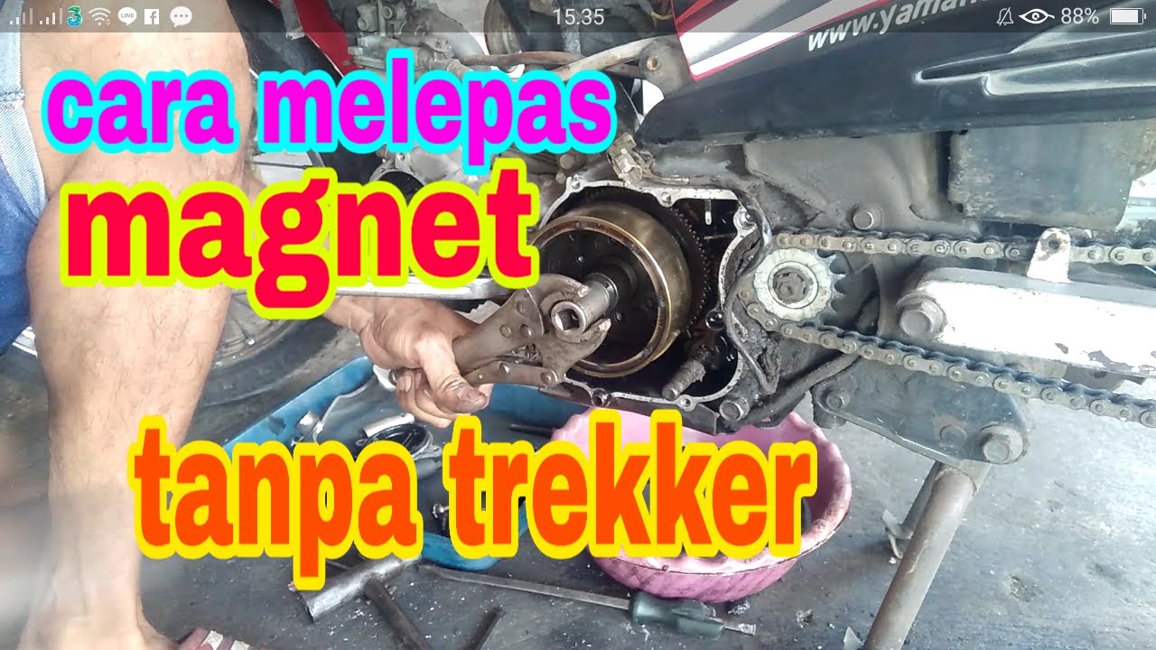 cara melepas magnet tanpa trekker