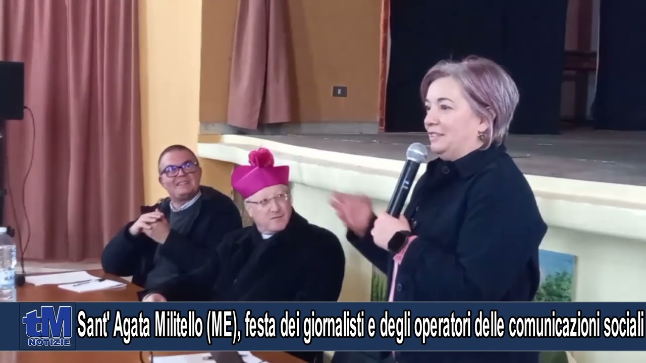 Sant'Agata Militello (ME), festa dei giornalisti e degli operatori delle comunicazioni sociali