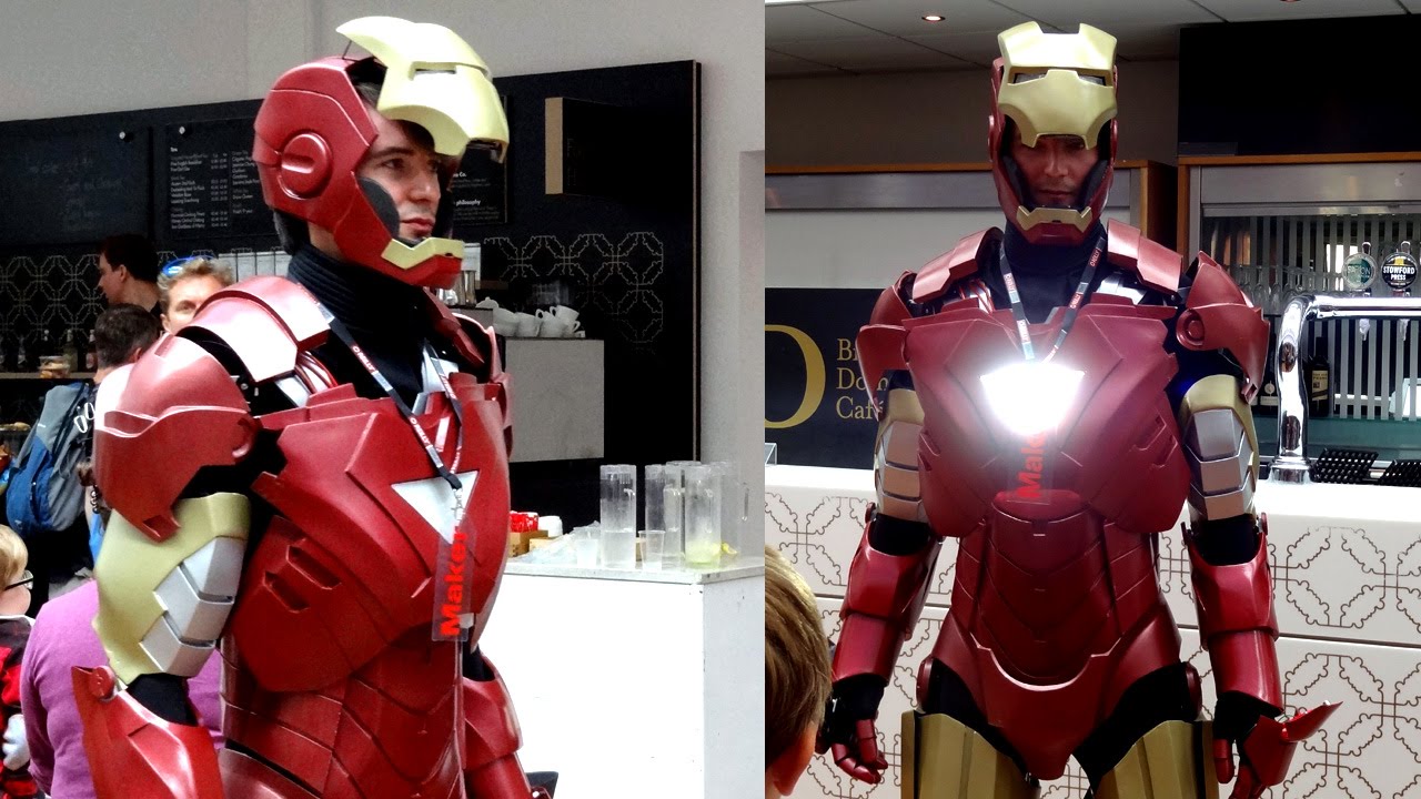 Iron Man Cosplay at Brighton Mini Maker Faire | James Bruton