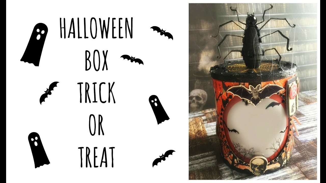 HALLOWEEN BOX e LANTERNA: dolcetto o scherzetto? ( Scrapbooking/ Crafting/Riciclo) Arte per Te