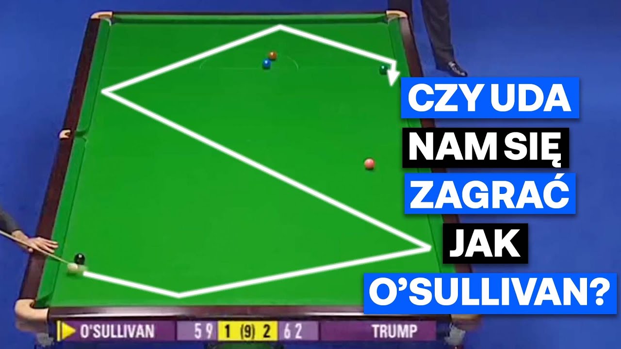 Odtwarzamy najbardziej SPEKTAKULARNE wyjścia ze snookerów autorstwa RONNIEGO O’Sullivana!