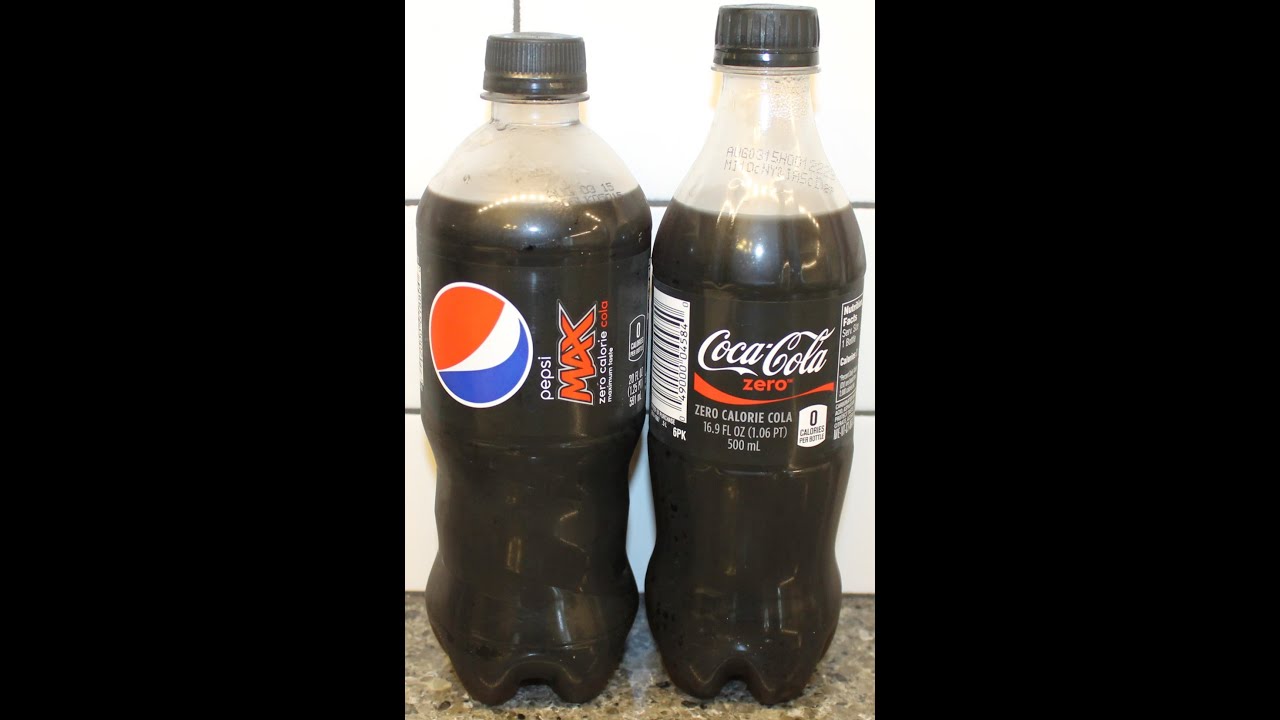 Pepsi Max vs Coca-Cola Zero & Pepsi Max vs Diet Pepsi Blind Taste Test