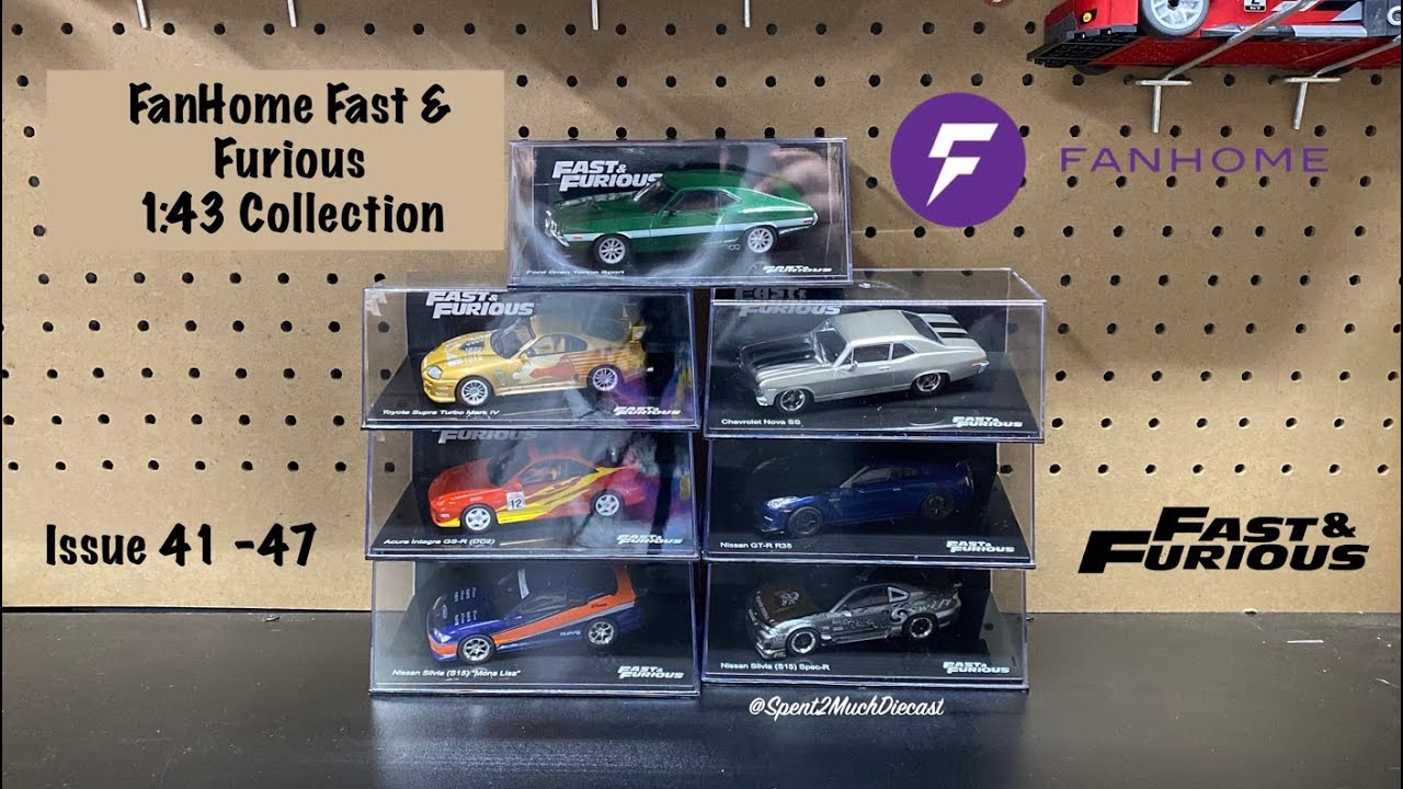Fast & Furious by FANHOME Issue 41 - 47 1:43 Scale Diecast Unboxing Silvia R35 Package 12 & 13