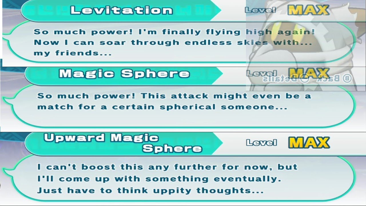 Magolor's Level Upgrade Text - KRTD Deluxe: Magolor Epilogue