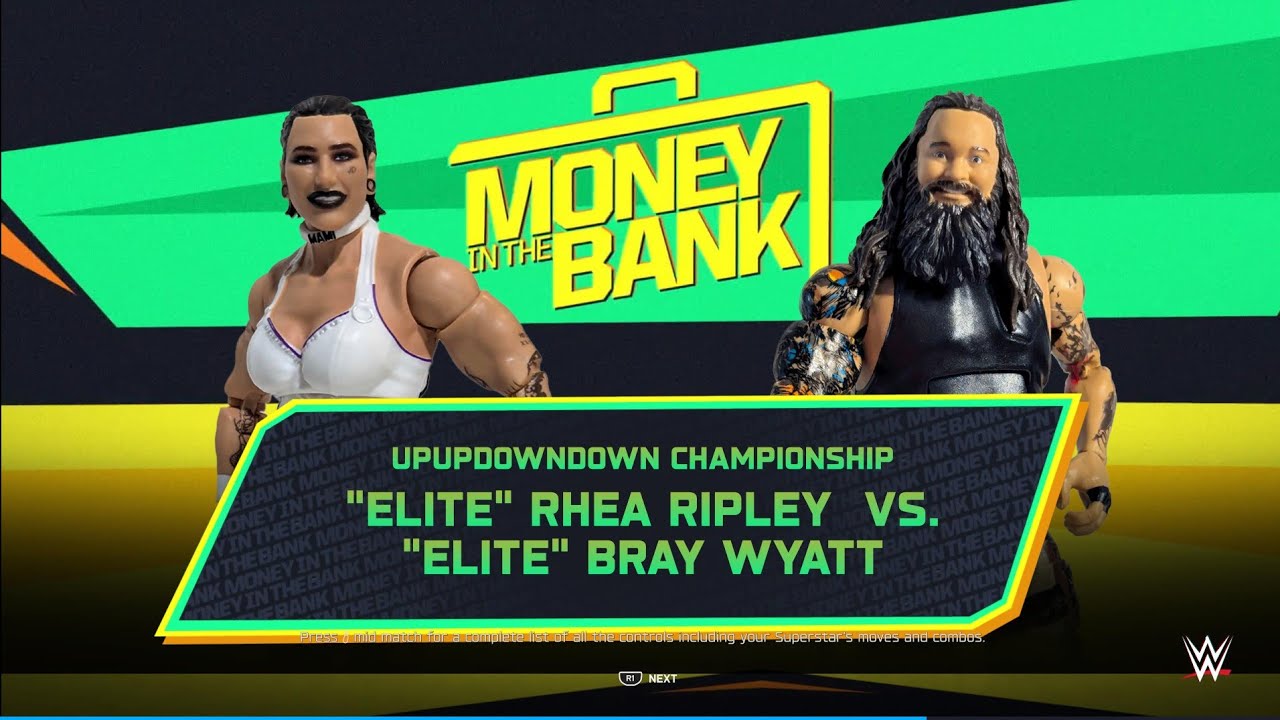 Elite Bray Wyatt vs Elite Rhea Ripley