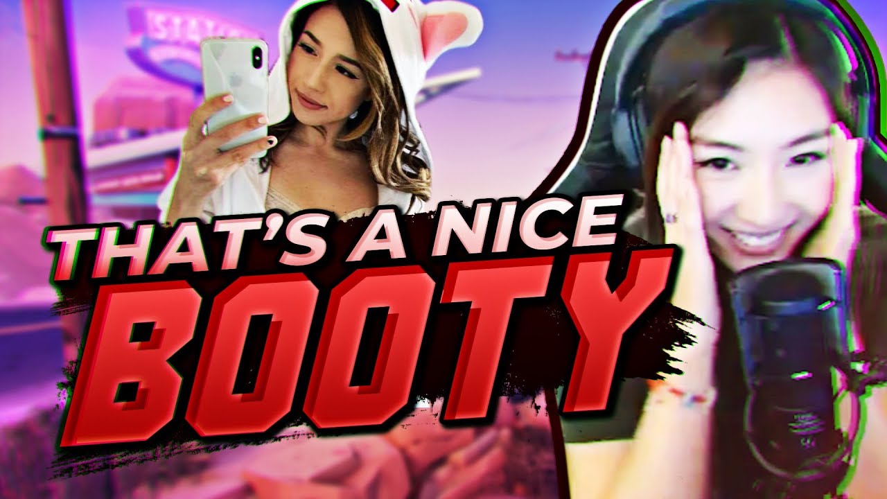 THAT'S A NICE BOOTY ft. Pokimane, Cizzorz, Electrahhh | XCHOCOBARS FORTNITE