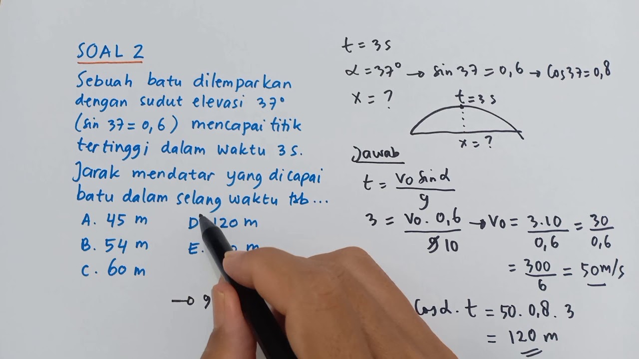 Pembahasan Soal-Soal Gerak Parabola || Fisika Kelas X || #OprekMafiki
