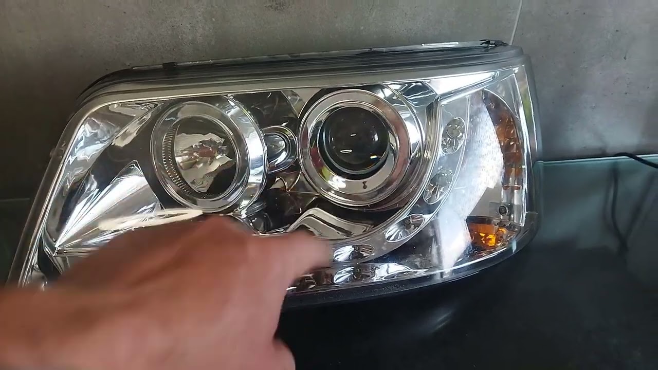 VW Transporter T5 przer&oacute;bka tuning lamp przednich tel 666626083