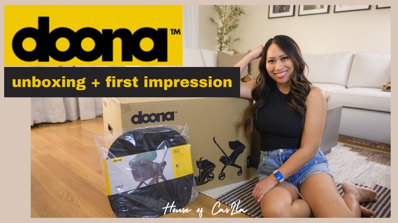 DOONA Car Seat / Stroller Unboxing in Nitro Black + First Impression | New Parents | House of CasLla