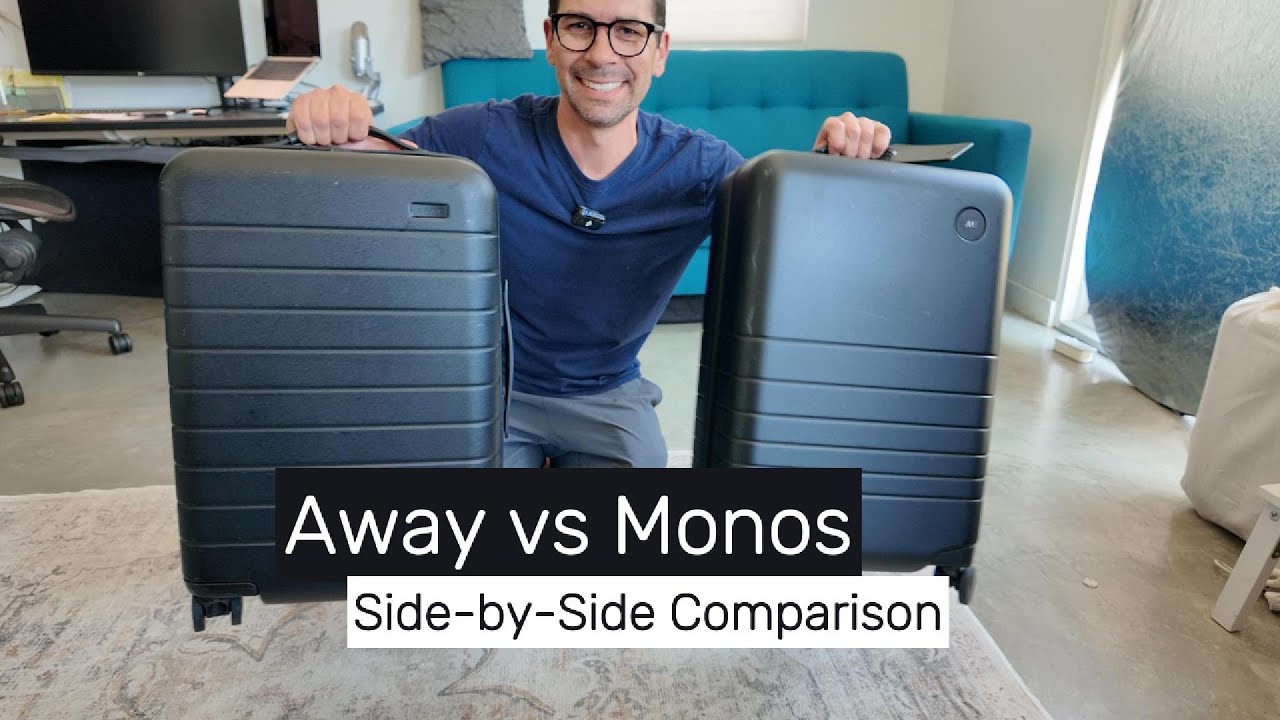 Away vs Monos Carry on Bags - Full Feature Comparison