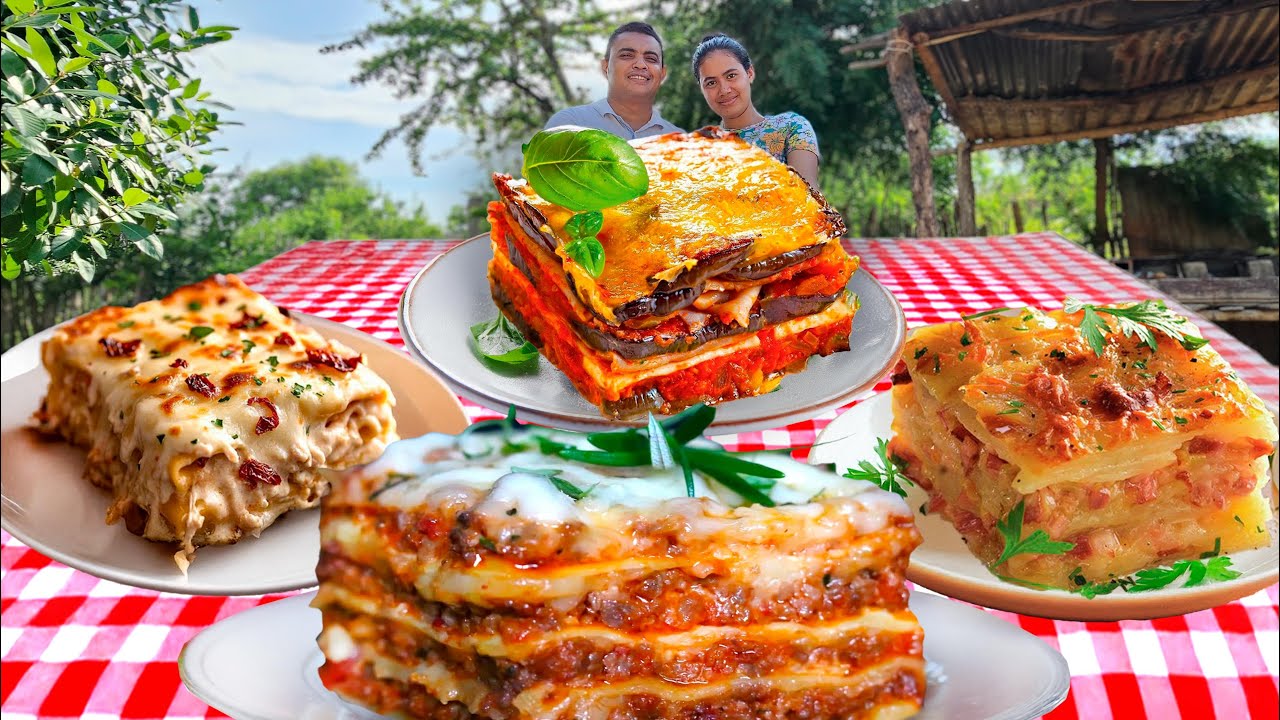 💚Las 5 Recetas de LASAÑA más Vendidas♥️ [ Salsa Bechamel, Suprema y Mornay]💚