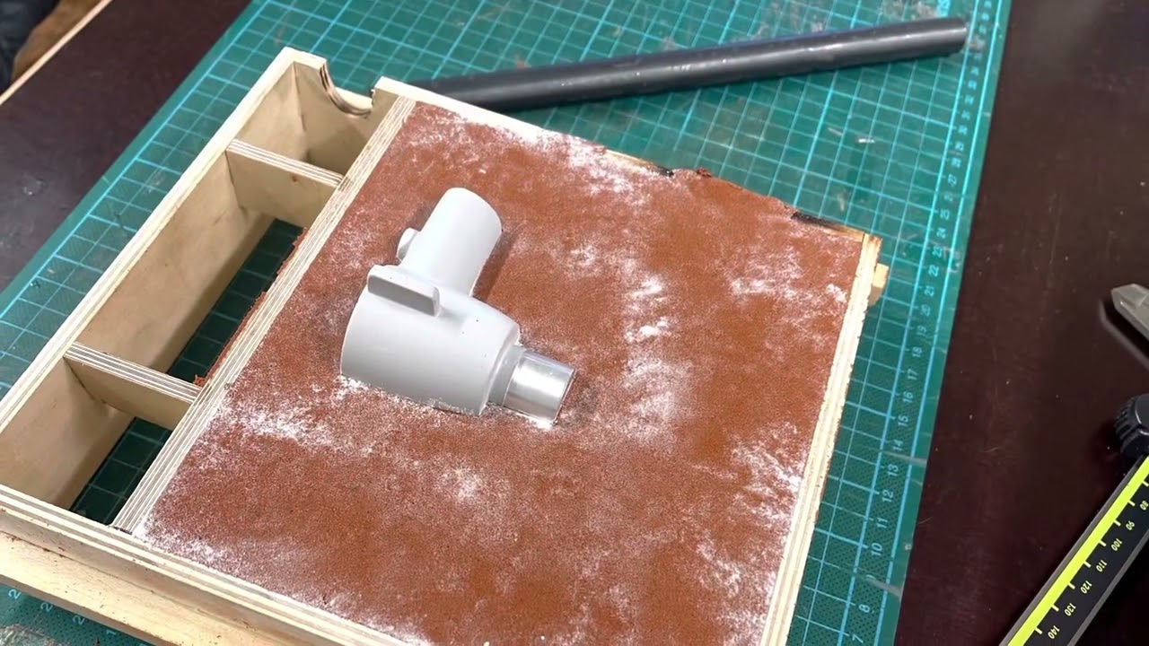 Sand casting model engine crankcase