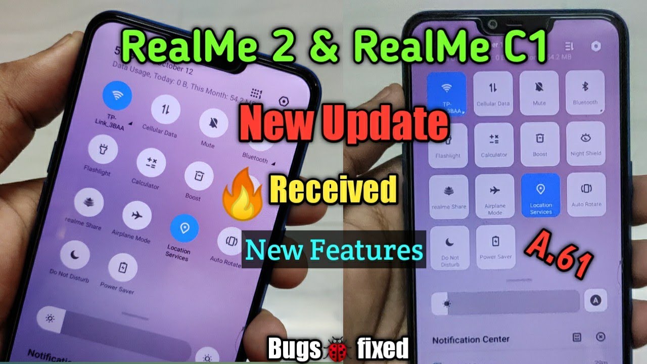 ColorOs 11_A.61 Update Received in Realme 2 & Realme C1 [New Features] What's New?