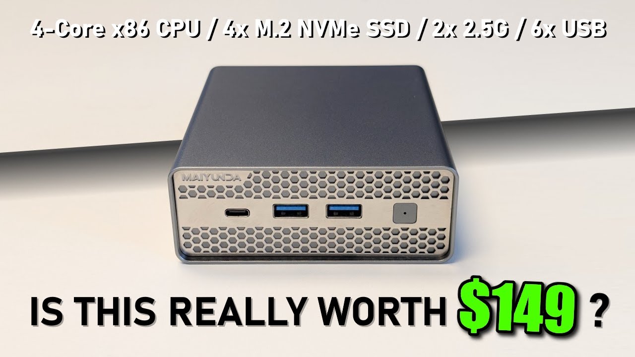 Is $149 TOO CHEAP for a 4 SSD NAS? (Maiyunda M1S NAS Review)