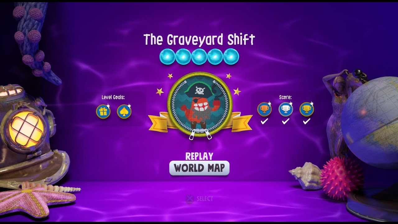 The Graveyard Shift 100% | [Sackboy A Big Adventure] 100% walkthrough part 11