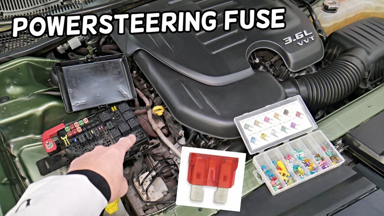 DODGE CHARGER POWERSTEERING FUSE LOCATION REPLACEMENT, POWER STEERING FUSE DODGE CHARGER