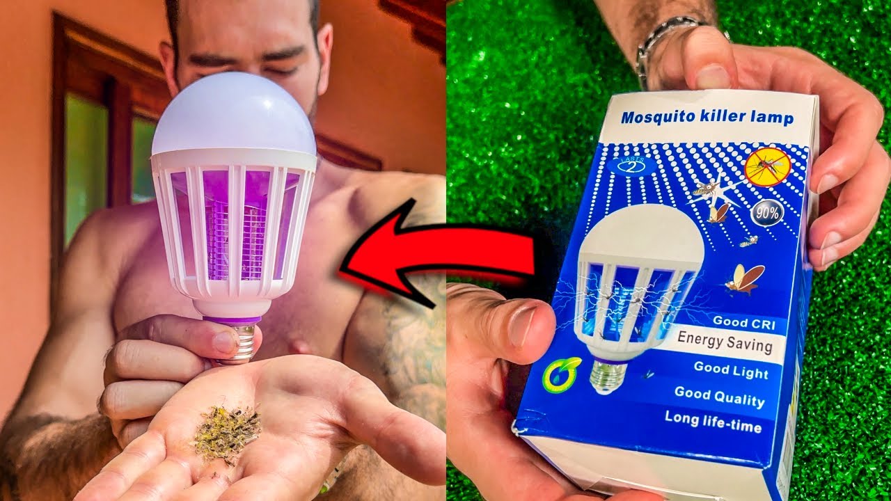 CARACA!! Essa lâmpada ultra-violeta pega mosquito em TONELADA! 🤯🤯