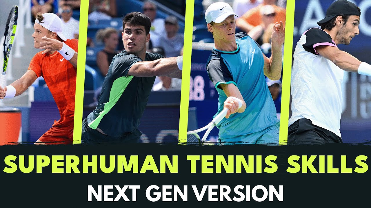 Superhuman Tennis Skills: Part 3 | Next Gen Version 👶