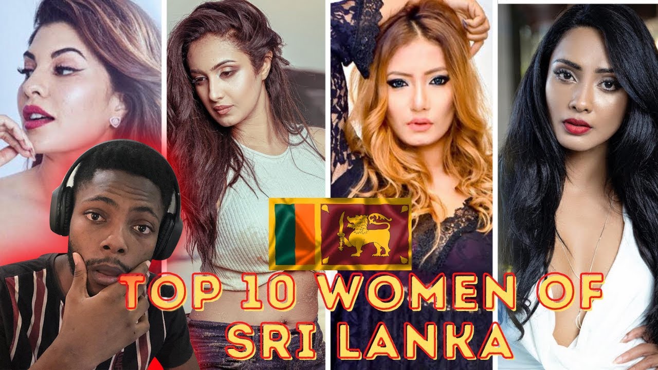 Top 10 Most Beautiful Sri Lankan Women || Sri Lanka Most Beautiful Models & Actress || - REACTION