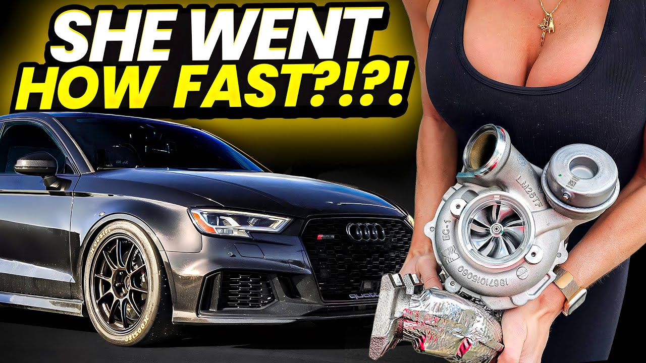 UNITRONIC TUNED IMS750HS - AUDI RS3 DRAG RACING (the best hybrid turbo for a stock motor)