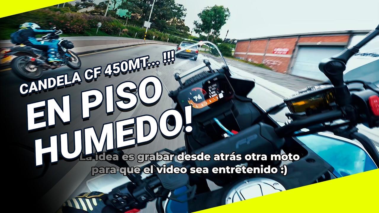 Candeleo a tope CF 450MT en Colombia 🏍️ | El Monicho