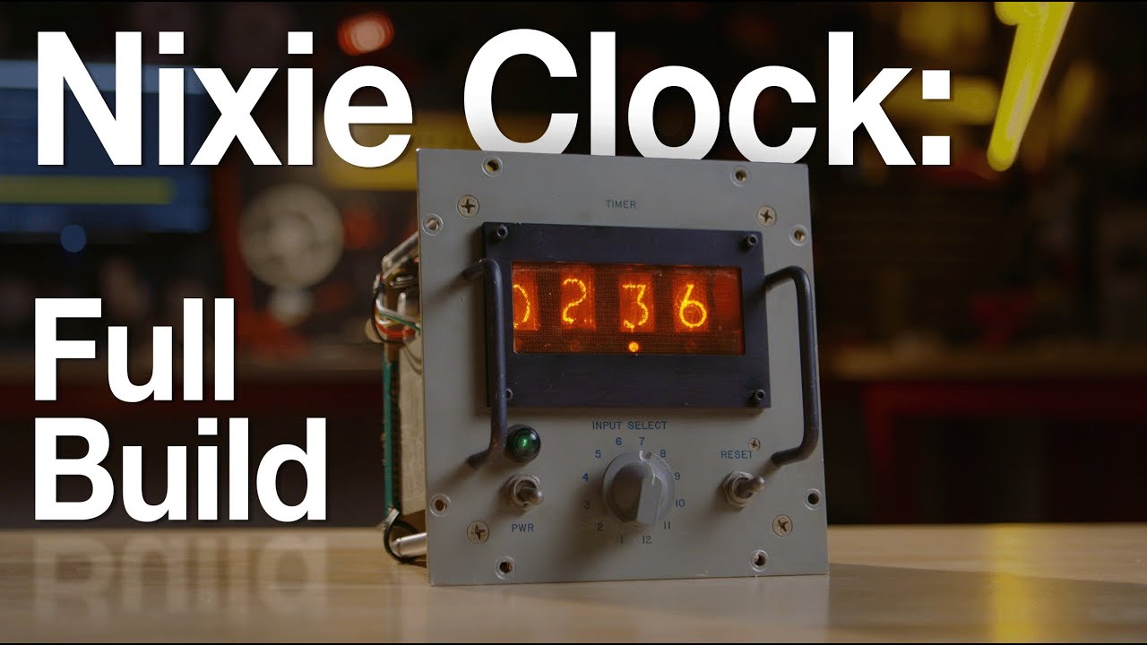 Building a Nixie Clock from a Vintage Computer | Build Log