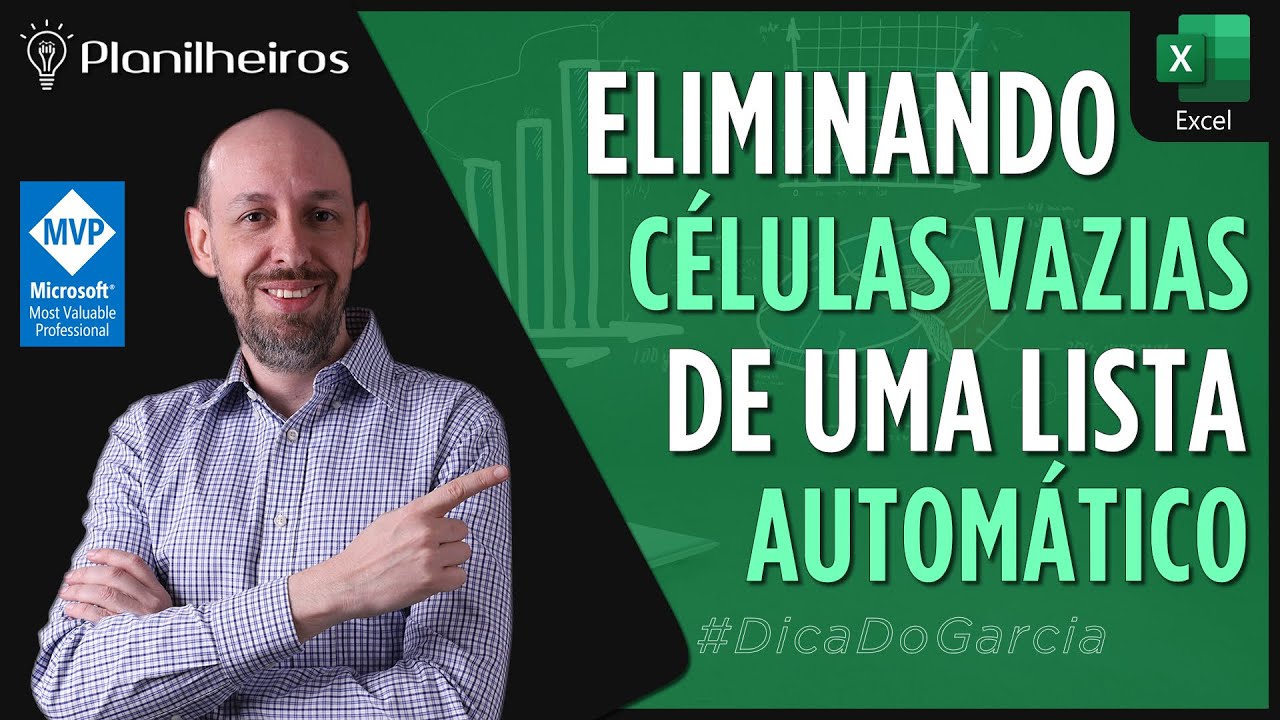 EXCEL 2013 - Eliminando células vazias de uma lista - Funções: AGREGAR, ÍNDICE, LIN, SEERRO, LINS...