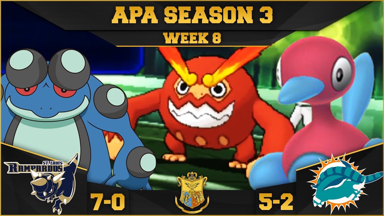 LEFT SPEECHLESS! | StL Rampardos VS Mia Donphans APA S3 W8  | Pokemon Ultra S/M