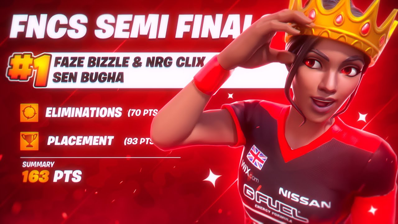 1ST in FNCS HEATS 🏆 w/ Clix & Bugha