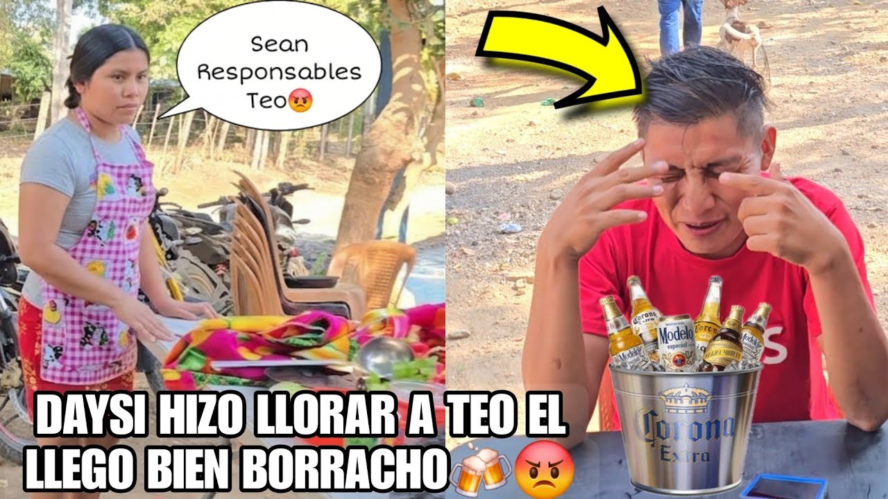 DAYSI Le Pel0 Toda La Cara a TEO Por Llegar Bien Borr4cho😡Nadie Podra Creerlo Al Ver Este Video😱🤔