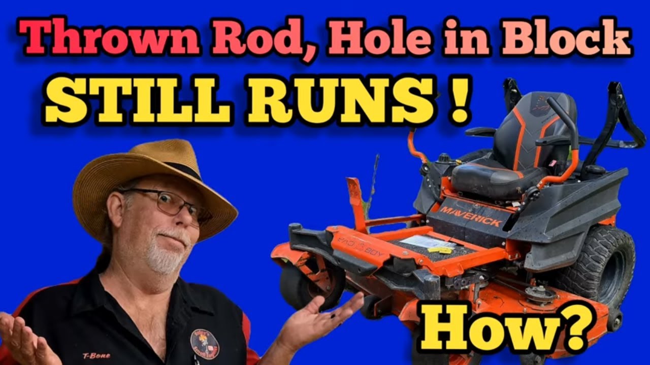 Rod Thrown, Hole in the Block… and It STILL Runs! (Kohler Twin Engine Swap)