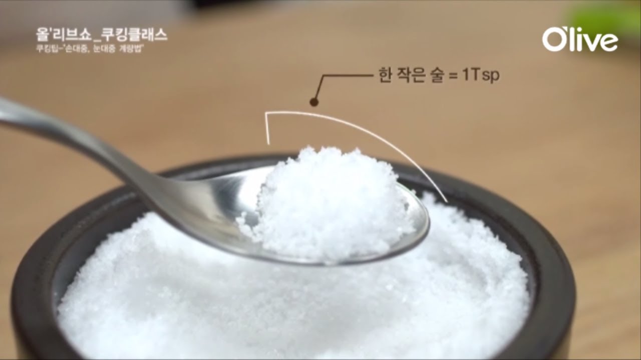 [O' FoodTip] 손대중, 눈대중 계량법